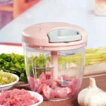 Hand Pulled Speedy Chopper | Vegetable & Meat Chopper Grinder Random Color