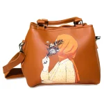 Trendy Printed Handbag for Women – Stylish Shoulder & Crossbody Bag with Artistic Design - Image 2
