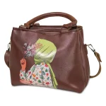 Trendy Printed Handbag for Women – Stylish Shoulder & Crossbody Bag with Artistic Design - Image 6