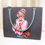 Elegant Handbag for Women with Artistic Print | Stylish Tote for Everyday & Casual Use - Image 7