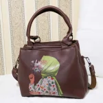 Trendy Printed Handbag for Women – Stylish Shoulder & Crossbody Bag with Artistic Design - Image 8